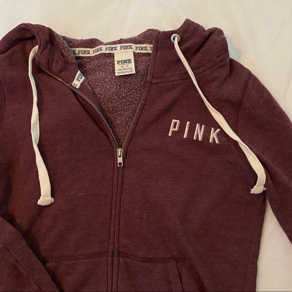 PINK Zip-up Sweatshirt - Picture 2 of 6